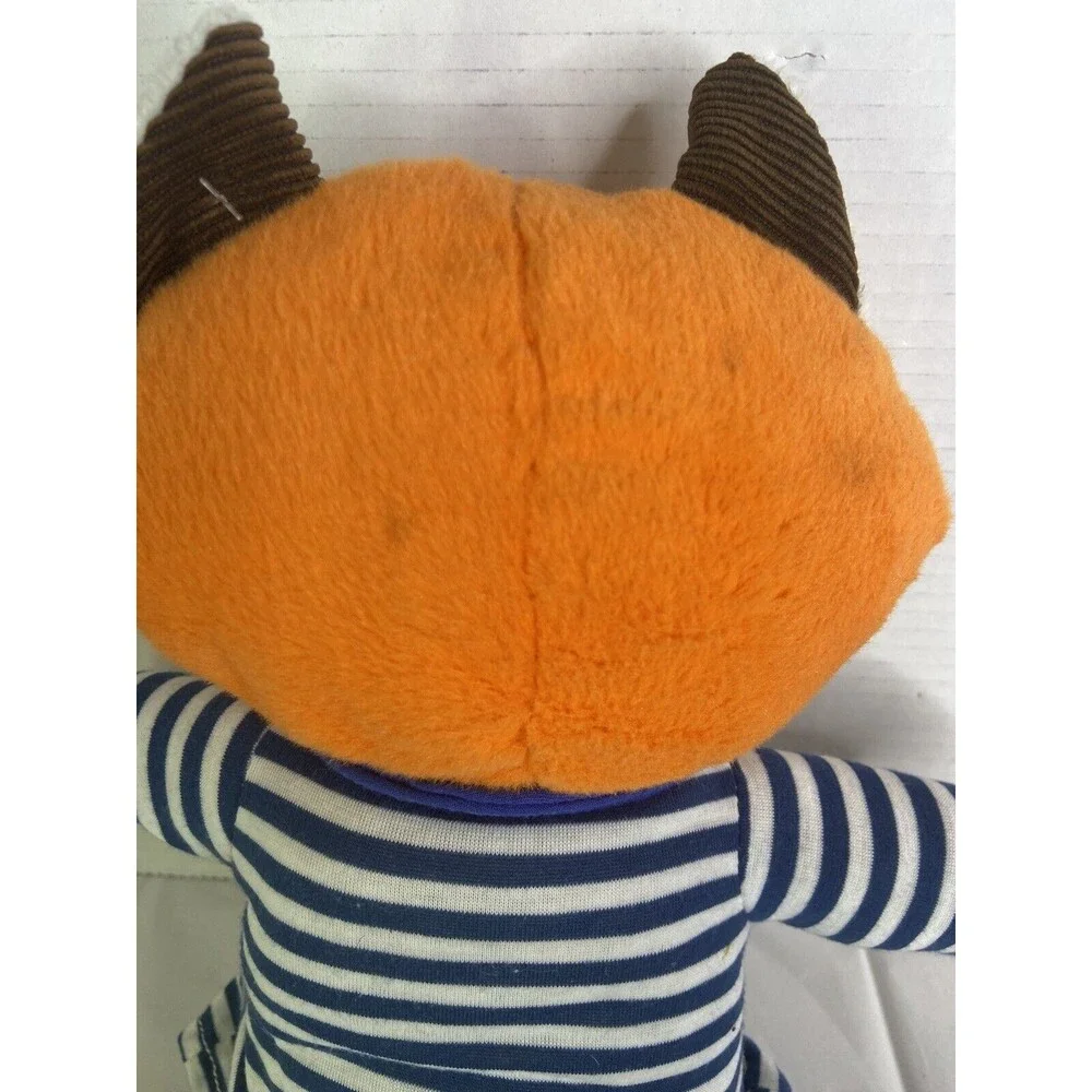 Animal Adventure Fox Sailor Striped Anchor Dress Stuffed Plush Toy Foxy